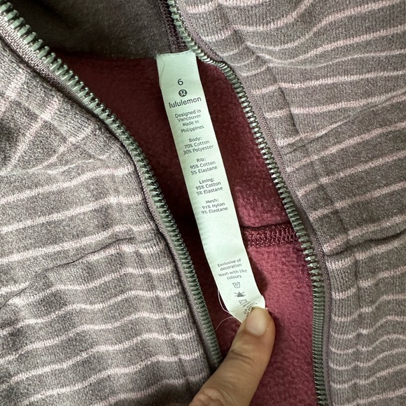 Lululemon Zip Up Sweatshirt - Picture 2 of 4
